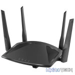 D-Link DIR-X1860 4G Wireless Router  Dual-band 2.4 GHz and 5 GHz Gigabit Ethernet Black - Image 2